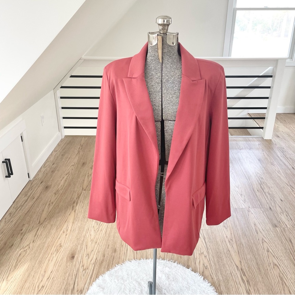 Simply Vera Vera Wang mauve red, pink blazer  jacket